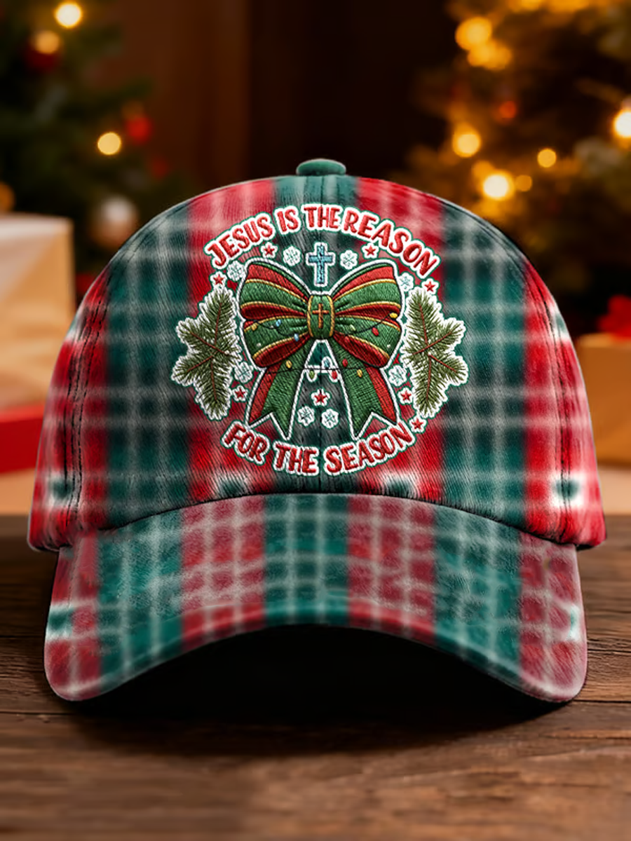 Unisex Christmas combined with faith print  Hat