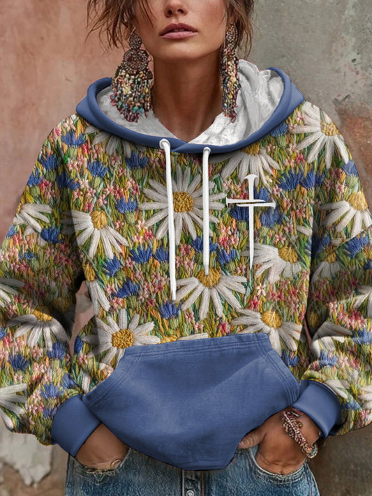 Women's Faith Art Printed Hoodie