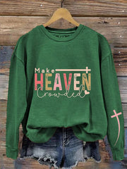 Women's Make Heaven Crowded Print Sweatshirt