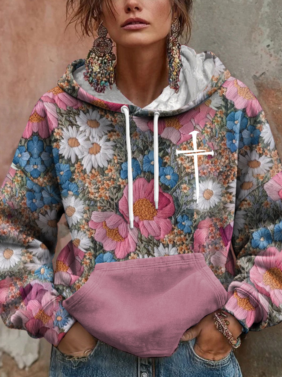 Women's Faith Art Printed Hoodie