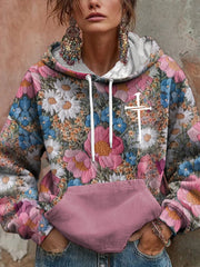 Women's Faith Art Printed Hoodie