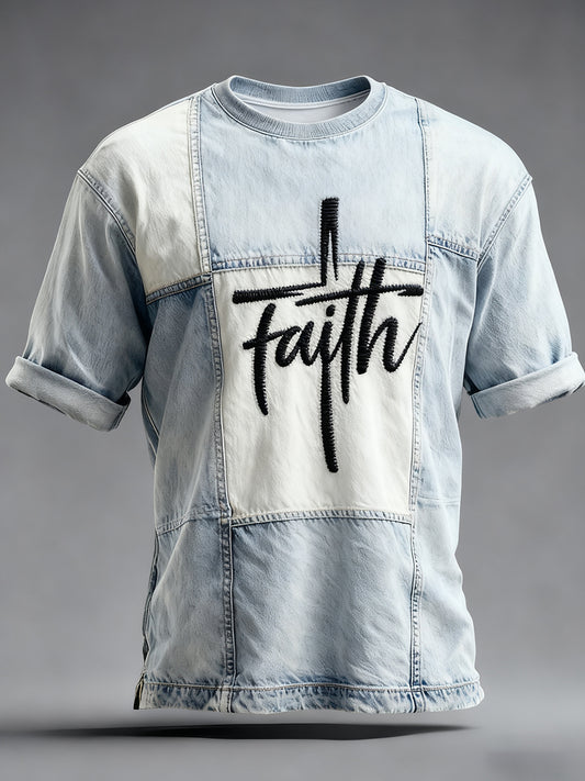 Men's Faith Cross Short Sleeve T-shirt
