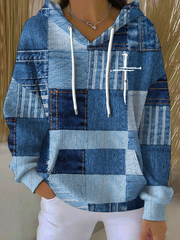 Women's Faith Art Printed  Coat