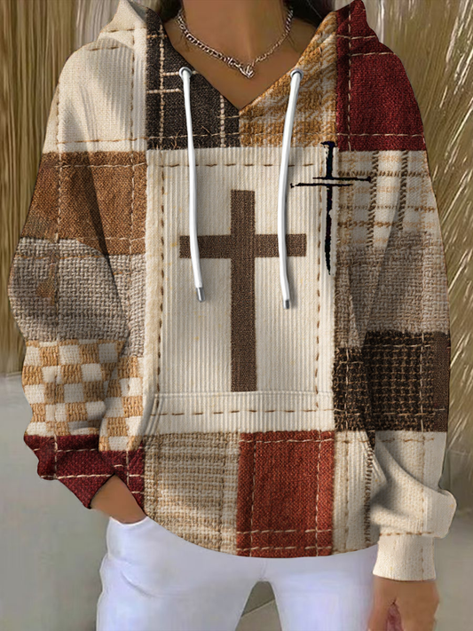 Women's Faith Art Printed  Coat