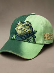 Unisex Resist Frog Print Hat