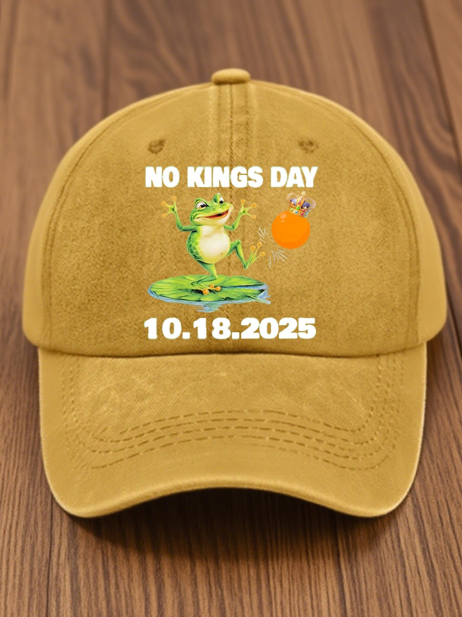 Unisex No Kings Portland Frog Protest 10.18.2025 Hat