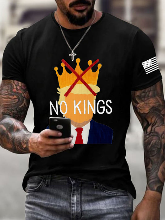 Men's No Kings Print T-Shirt