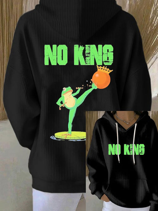Women’s No Kings Frog Resist Hoodie