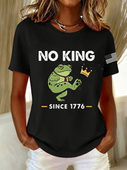 Women's No King Since 1776 Short Sleeve T-Shirt