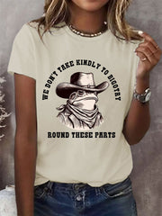 Women's We Don't Take Kindly To Bigotry Round These Parts Short Sleeve T-Shirt