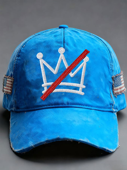 Unisex No Kings Print Hat