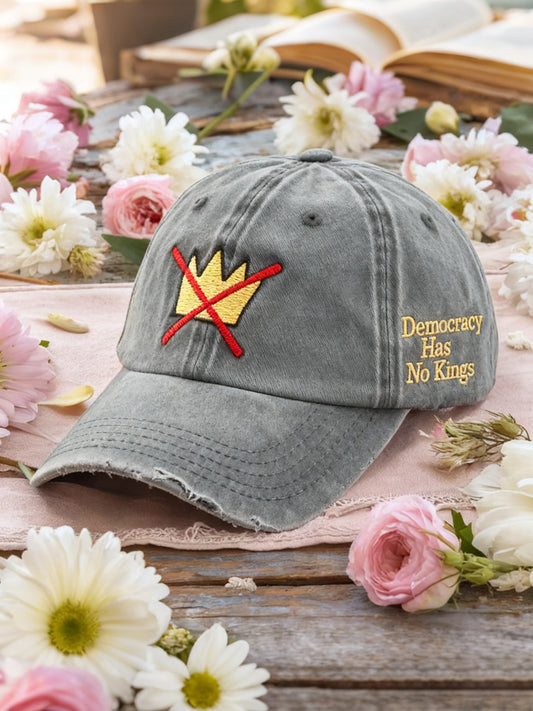 Democracy Has No Kings Cap