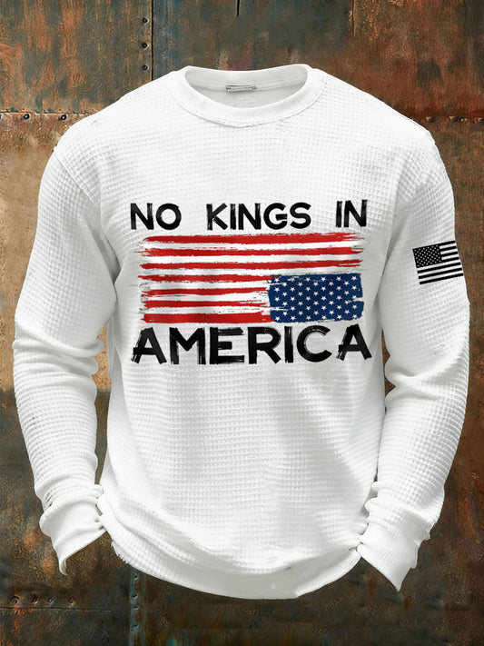 Men's 'No Kings in America' T-shirts