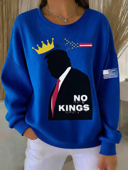 Women's No Kings Printed Sweatshirt