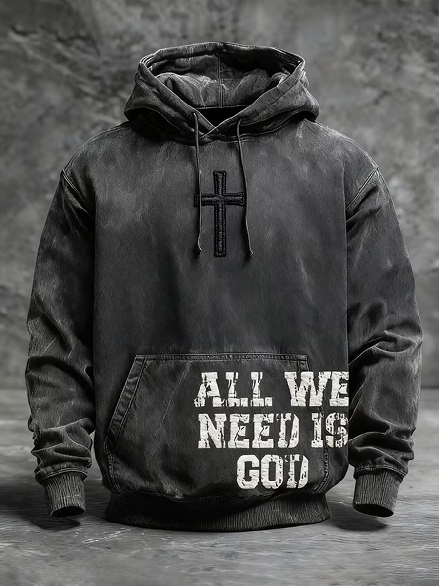 Men's Jesus Vintage Hoodie