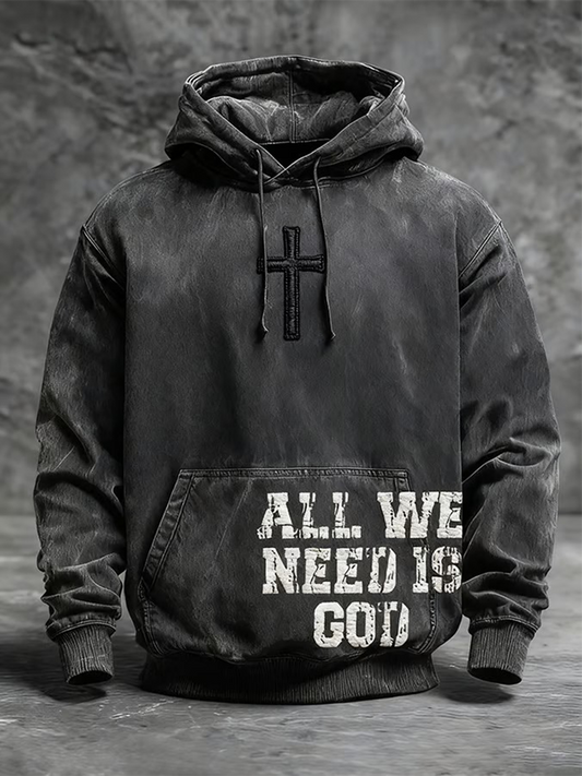 Men's Jesus Vintage Hoodie