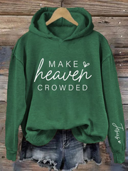 Women's Make Heaven Crowded Printed Sweatshirt