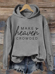 Women's Make Heaven Crowded Printed Sweatshirt