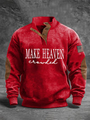 Men's Make Heaven Crowded Four-button Hoodie