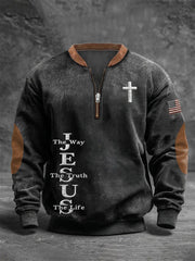 Men's Jesus The Way The Truth The Life Sweatshirt