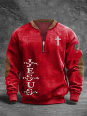 Men's Jesus The Way The Truth The Life Sweatshirt