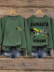 Women's Hurricane Melissa Jamaica Strong Sweatshirt