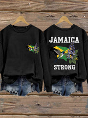 Women's Hurricane Melissa Jamaica Strong Sweatshirt