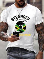 Men's Hurricane Melissa Jamaica Stronger Than The Storm Pray For Jamaica Tee