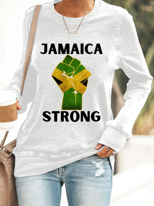 Women's Hurricane Melissa Jamaica Strong Sweatshirt
