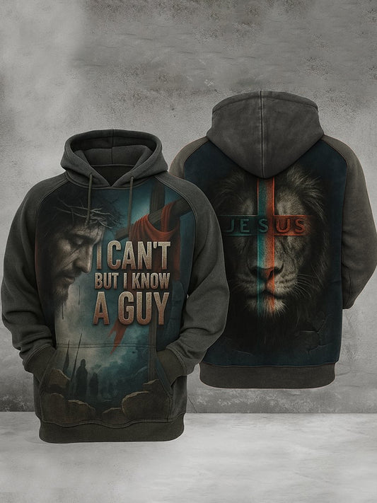 Men's Christian Faith Art Print Hoodie