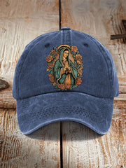 Unisex Virgin Mary Faith Print Hat