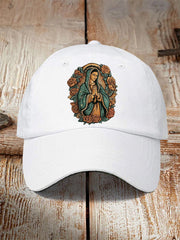 Unisex Virgin Mary Faith Print Hat