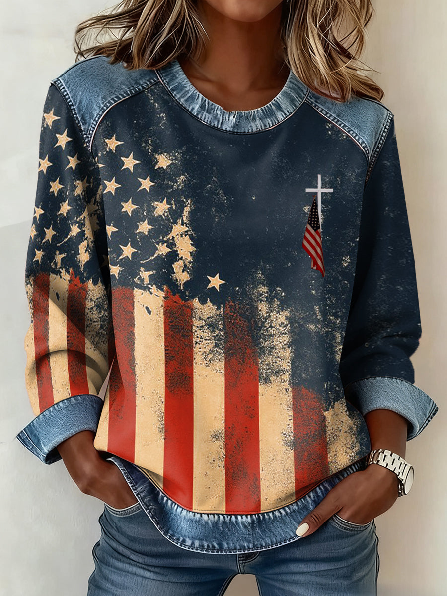 Women's American Faith Sweatshirt