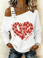 Women's Valentine's Day For God so Loved the World John 3:16  Tops