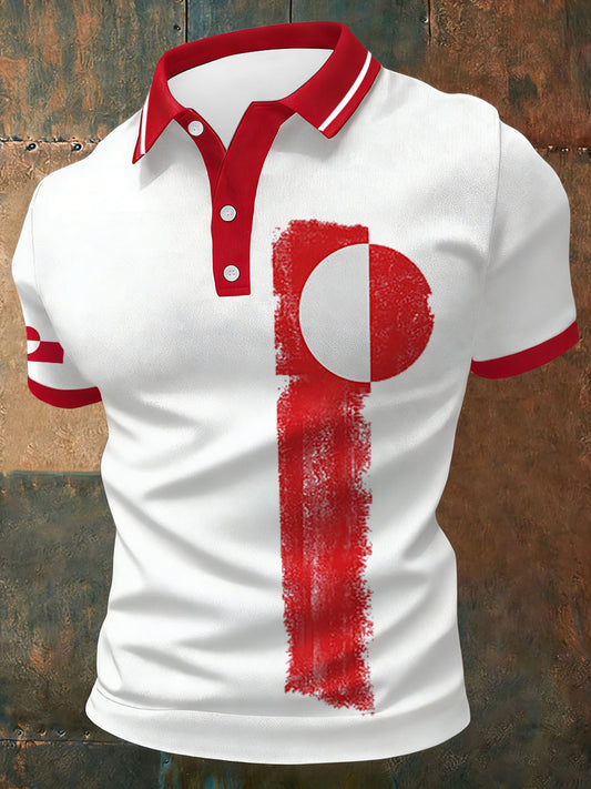 Men's Greenland Printed Casual Top