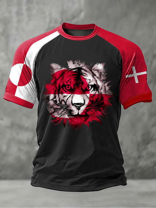 Men's Greenland Printed Casual T-Shirt