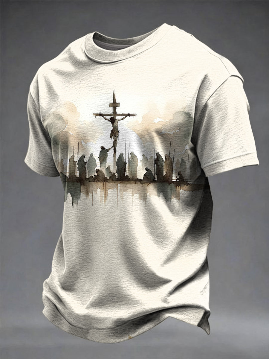 Men's Christian Cross Short Sleeve T-shirt