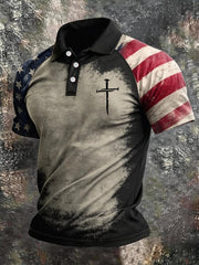 Men's Faith Print Casual Top