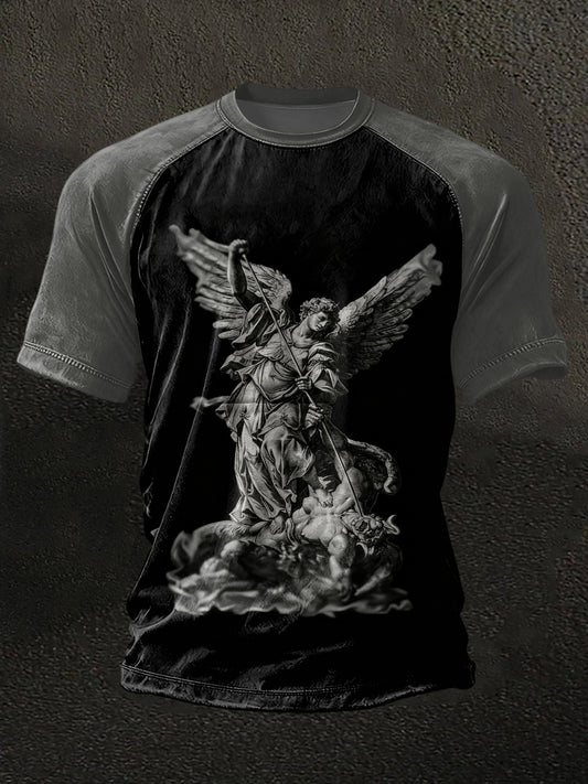 Men's Faith Print Short Sleeves T-shirt