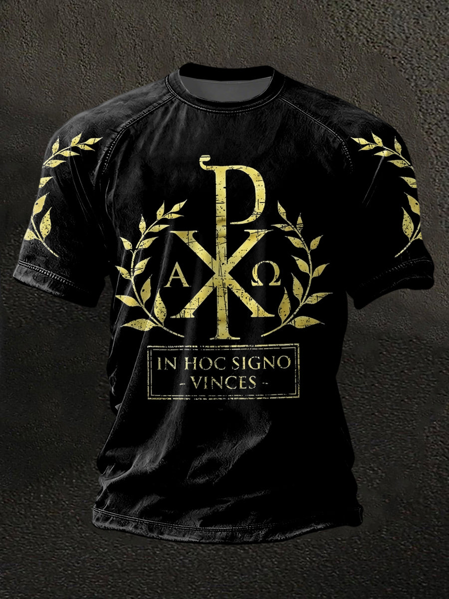 Men's Faith Print Short Sleeves T-shirt