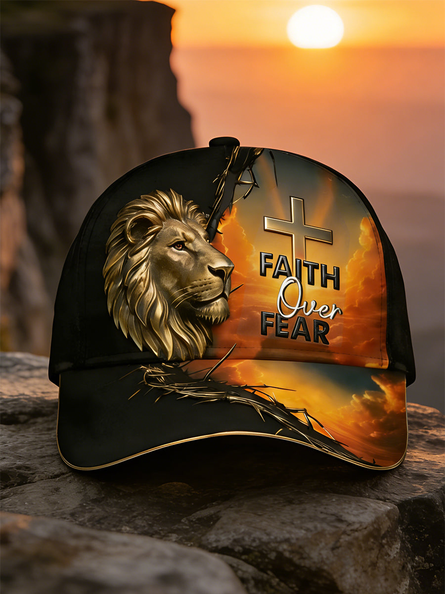 Unisex Jesus Faith Print Hat