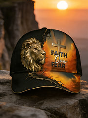 Unisex Jesus Faith Print Hat