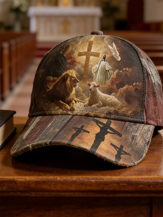 Unisex Jesus Faith Print Hat
