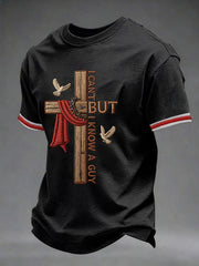 Men's 'I Can’t But I Know A Guy' Printed Casual T-Shirt