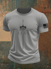 Men's 'I Can’t But I Know A Guy' Printed Casual T-Shirt