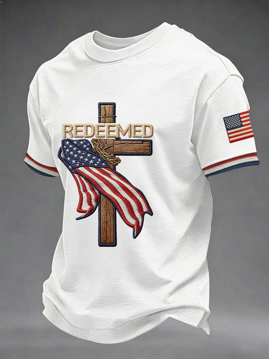 Men's Redeemed Printed Casual T-Shirt