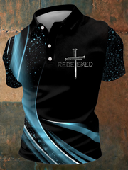 Men's faith Printed polo shirt