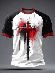 Men's Faith Printed Casual short sleeves t-shirt