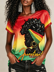 Women's Queen of Freedom Juneteenth 1865 Shirt