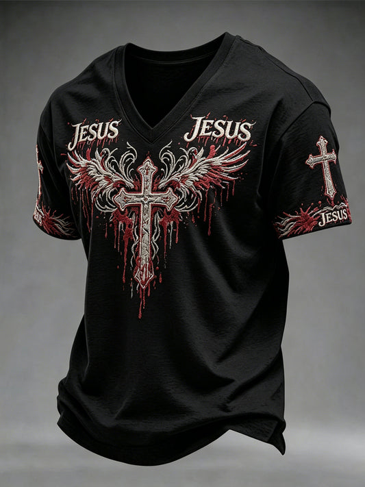 Men's Faith V-neck T-shirt